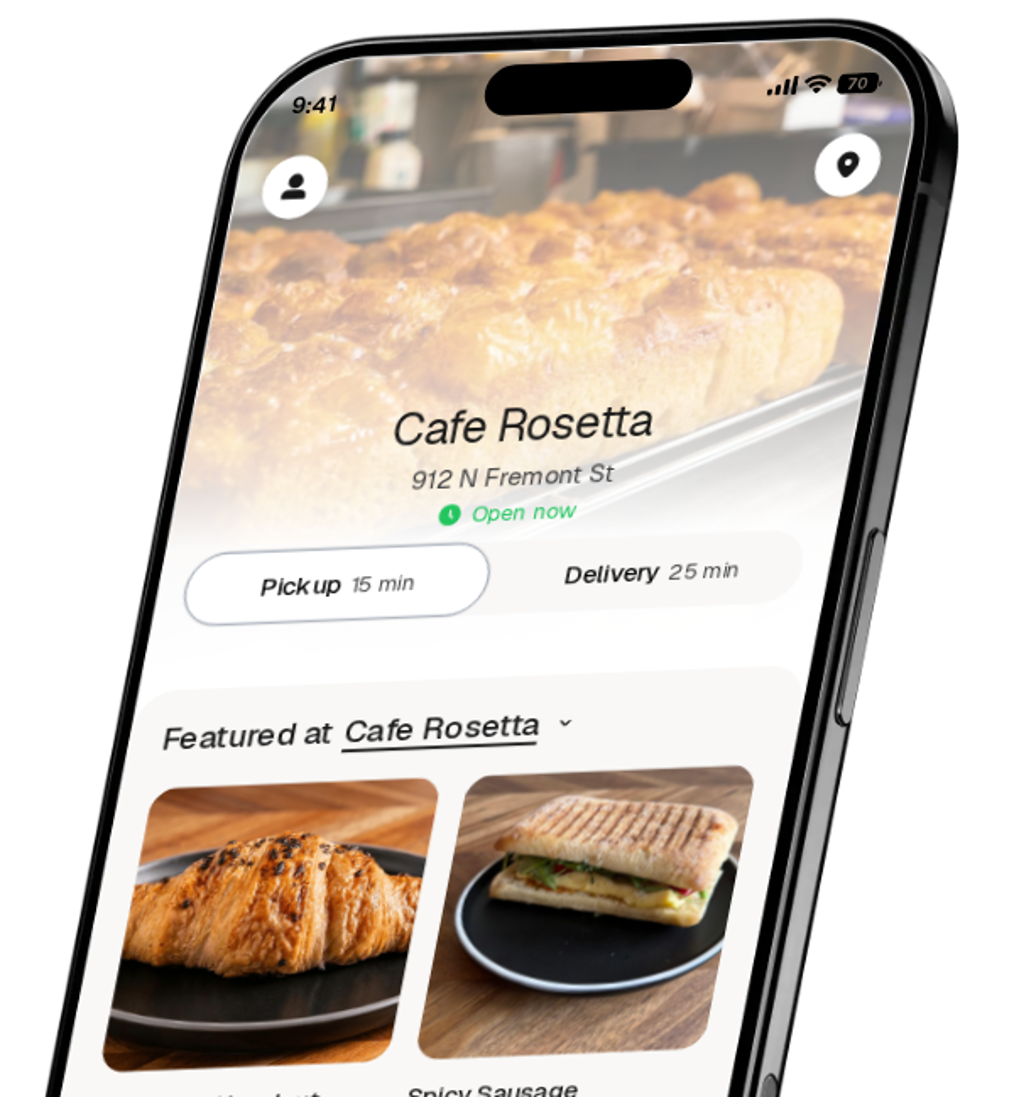 Cafe Rosetta app preview