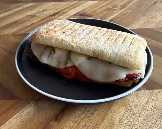 Apple Gouda Panini.